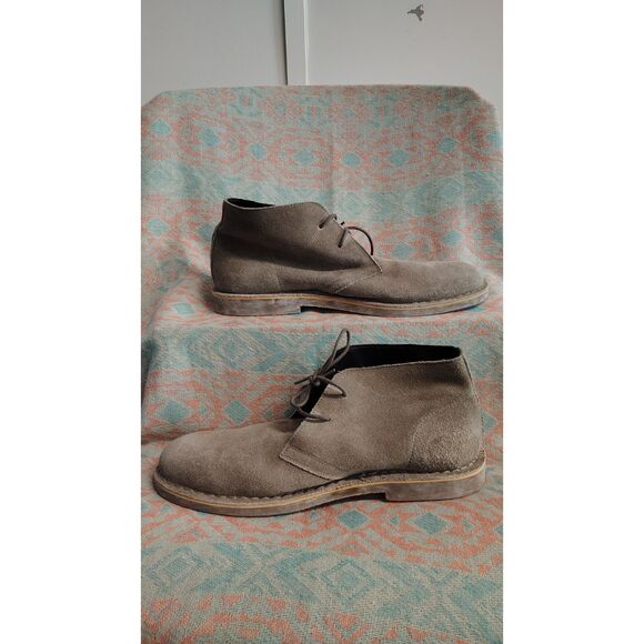Nordstrom The Rail Men\'s Leather Size 10 Brown‎ Chukka Boots